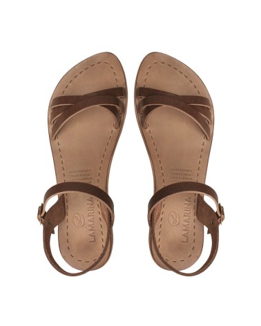 Lamarina-Collection-sandalo-donna-Anita-cioccolato-superiore