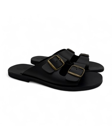 Lamarina-Collection-sandalo-uomo-Milano-nero-laterale