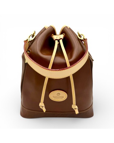 Lamarina-Collection-secchiello-donna-Jasmine-marrone-frontale